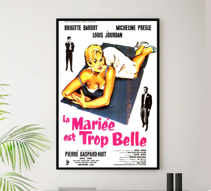 Her Bridal Night - French - Vintage Movie Poster