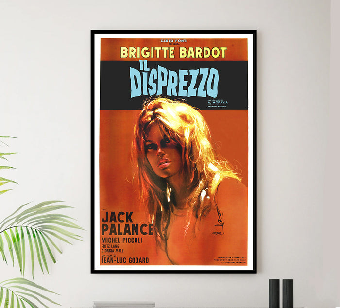 Contempt - Italian - Vintage Movie Poster