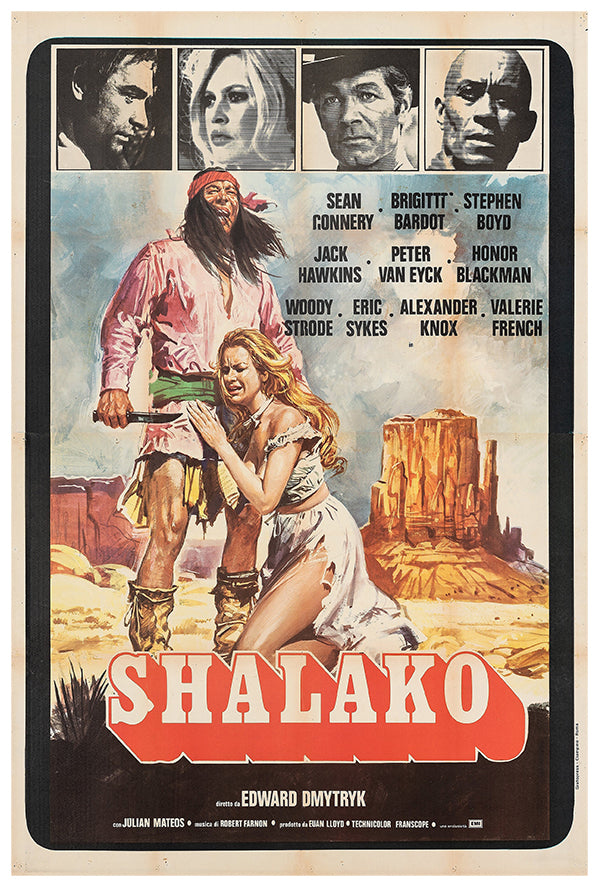 Shalako - Italian v2 - Vintage Movie Poster