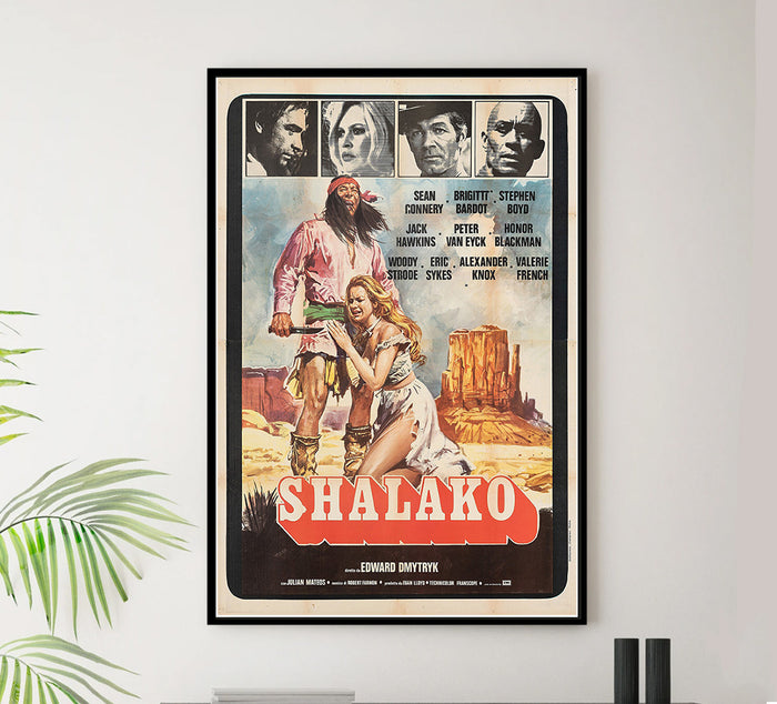 Shalako - Italian v2 - Vintage Movie Poster
