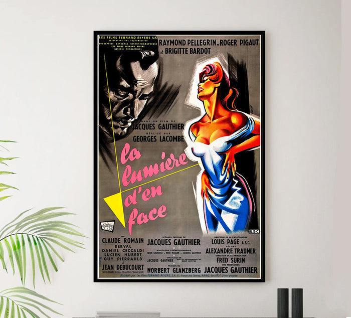The Girl Across the Way - French - Vintage Movie Poster