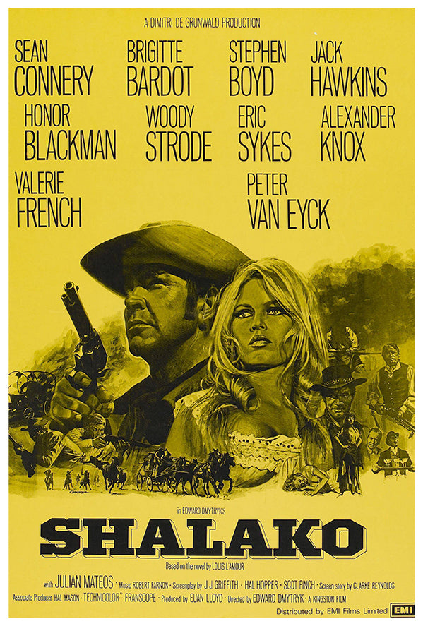 Shalako - UK - Vintage Movie Poster