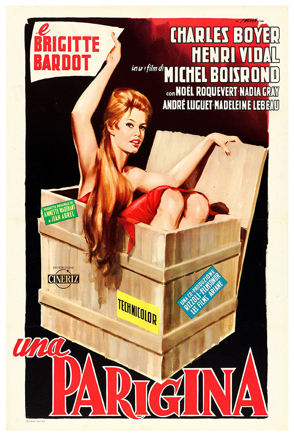 Une Parisienne - Italian v2 - Vintage Movie Poster