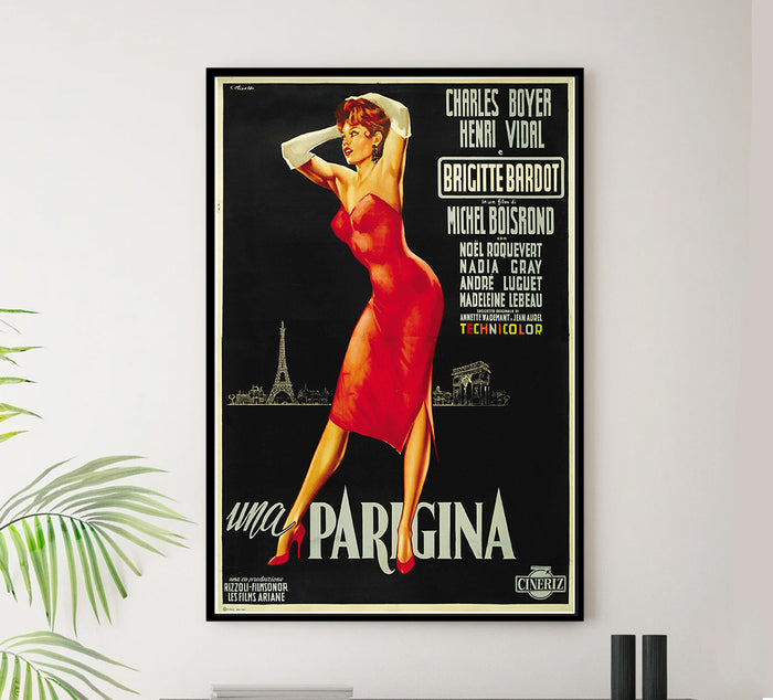 Une Parisienne - Italian v1 - Vintage Movie Poster