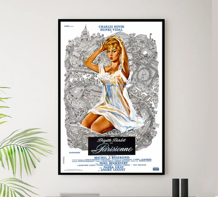 Une Parisienne - French - Vintage Movie Poster