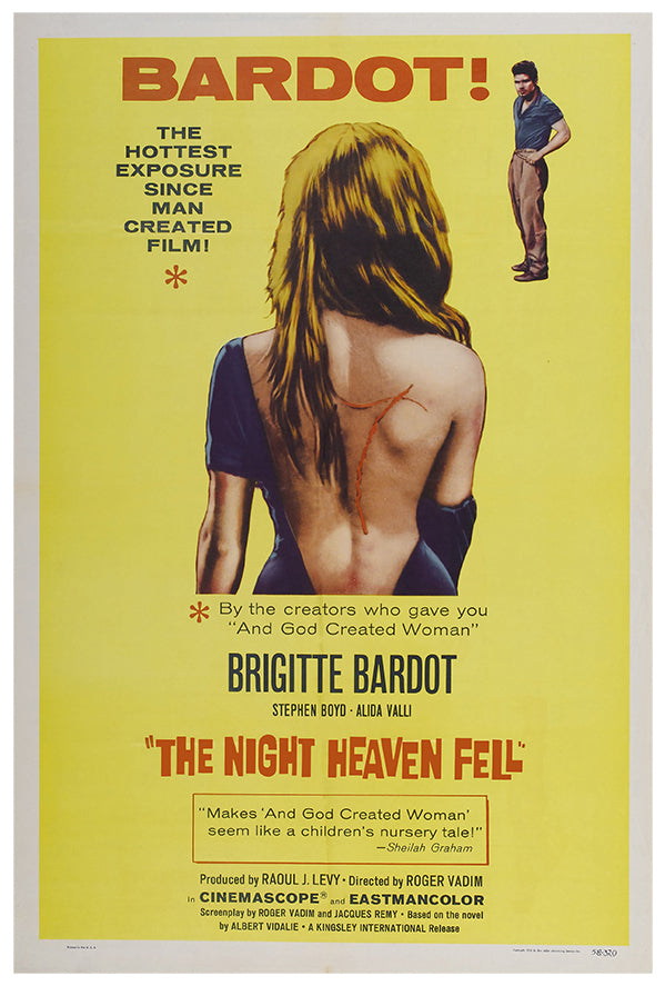 The Night Heaven Fell - US - Vintage Movie Poster
