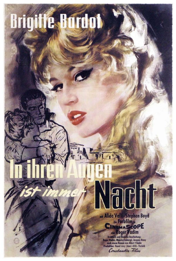The Night Heaven Fell - German - Vintage Movie Poster