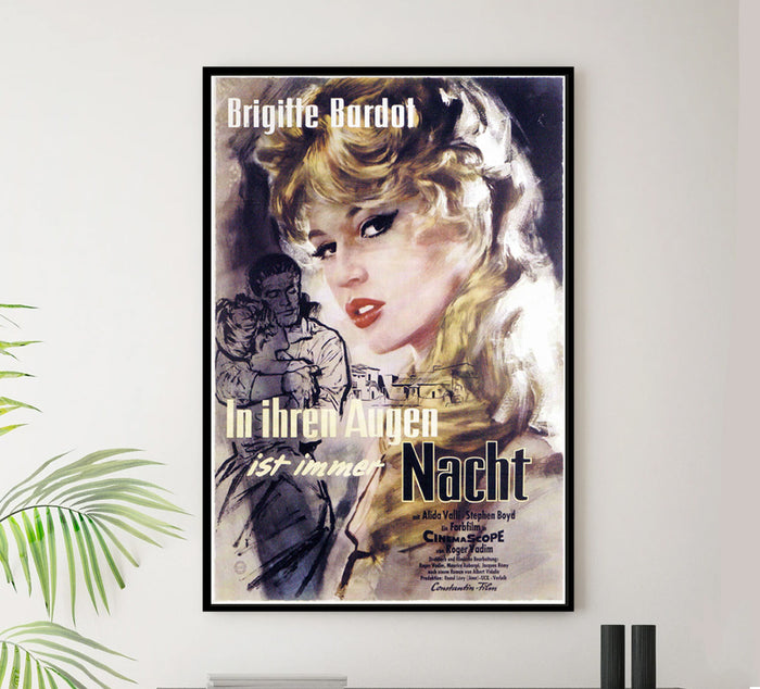 The Night Heaven Fell - German - Vintage Movie Poster