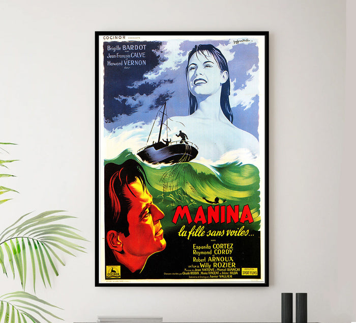 The Girl in the Bikini - French - Vintage Movie Poster