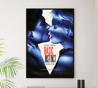 Basic Instinct 1992 - Michael Douglas - UK - Classic Movie Poster