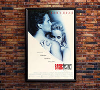 Basic Instinct 1992 - Michael Douglas - US - Classic Movie Poster