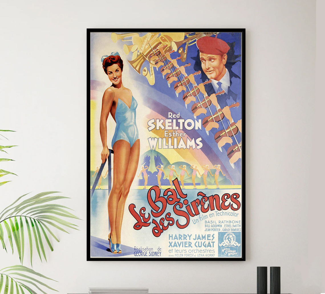 Bathing Beauty 1944 - Esther Williams - France (2) - Classic Movie Poster
