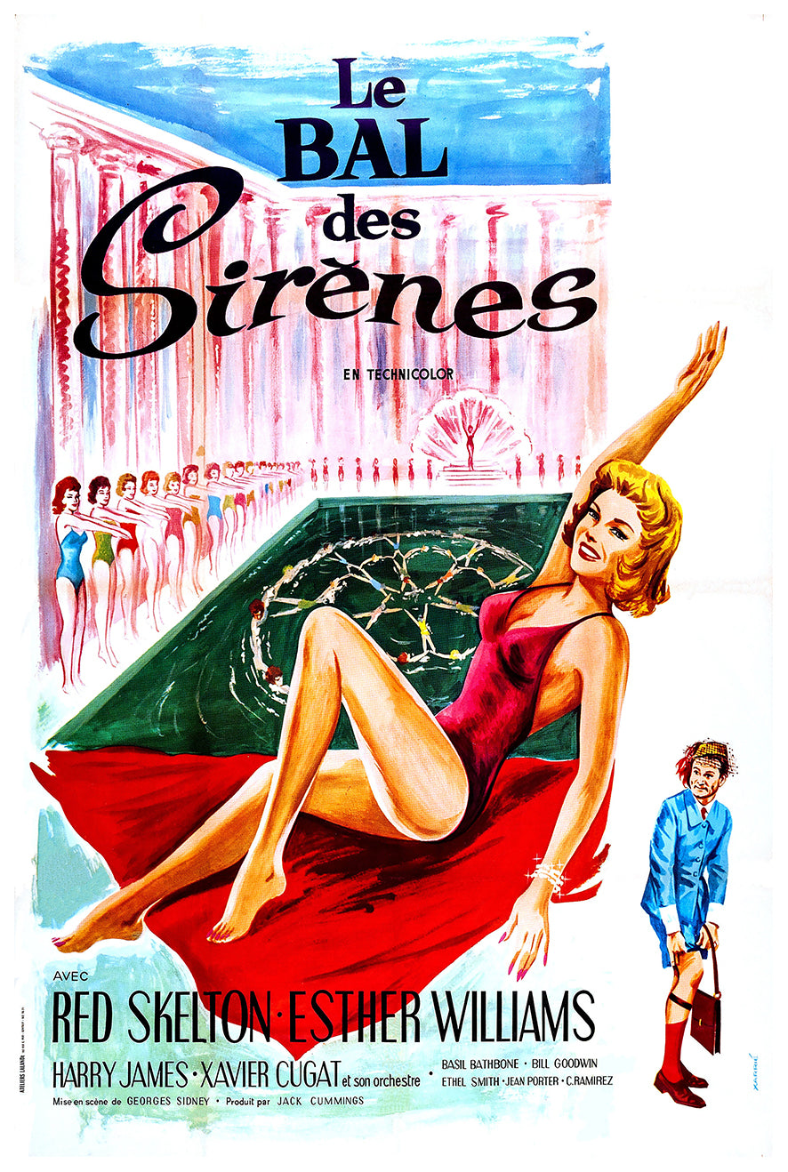 Bathing Beauty 1944 - Esther Williams - France - Classic Movie Poster