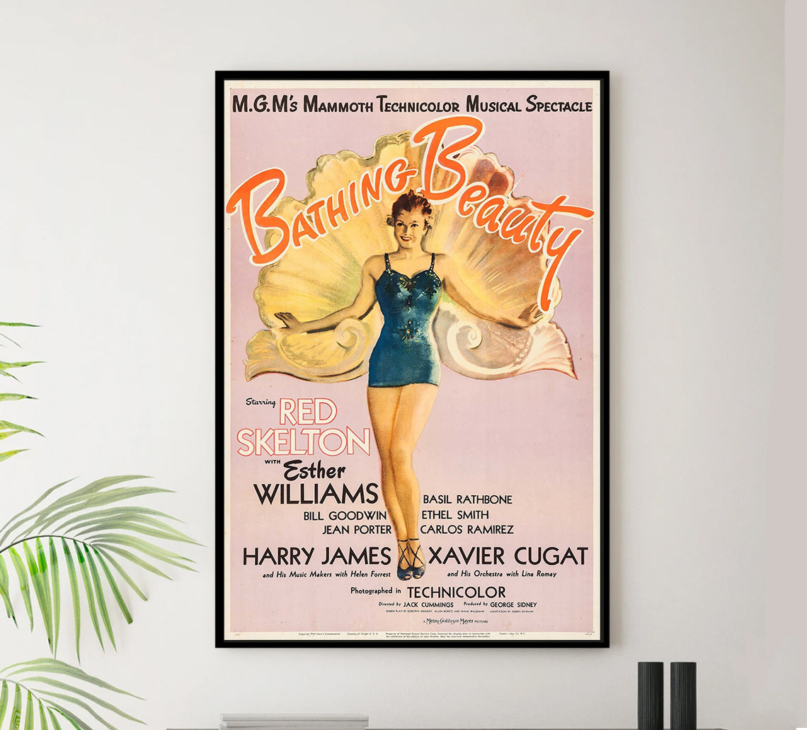 Bathing Beauty 1944 - Esther Williams - US - Classic Movie Poster
