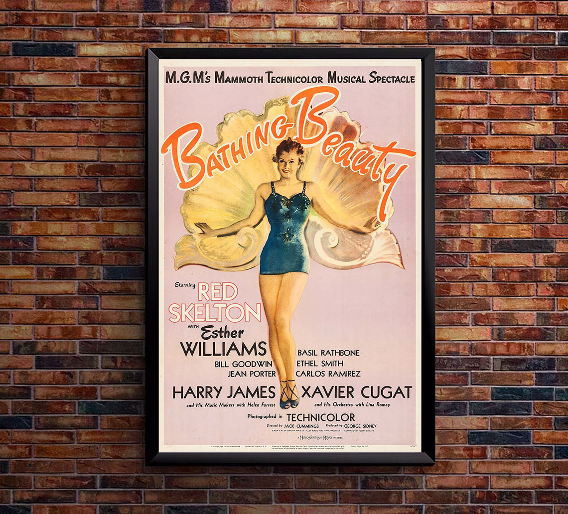 Bathing Beauty 1944 - Esther Williams - US - Classic Movie Poster