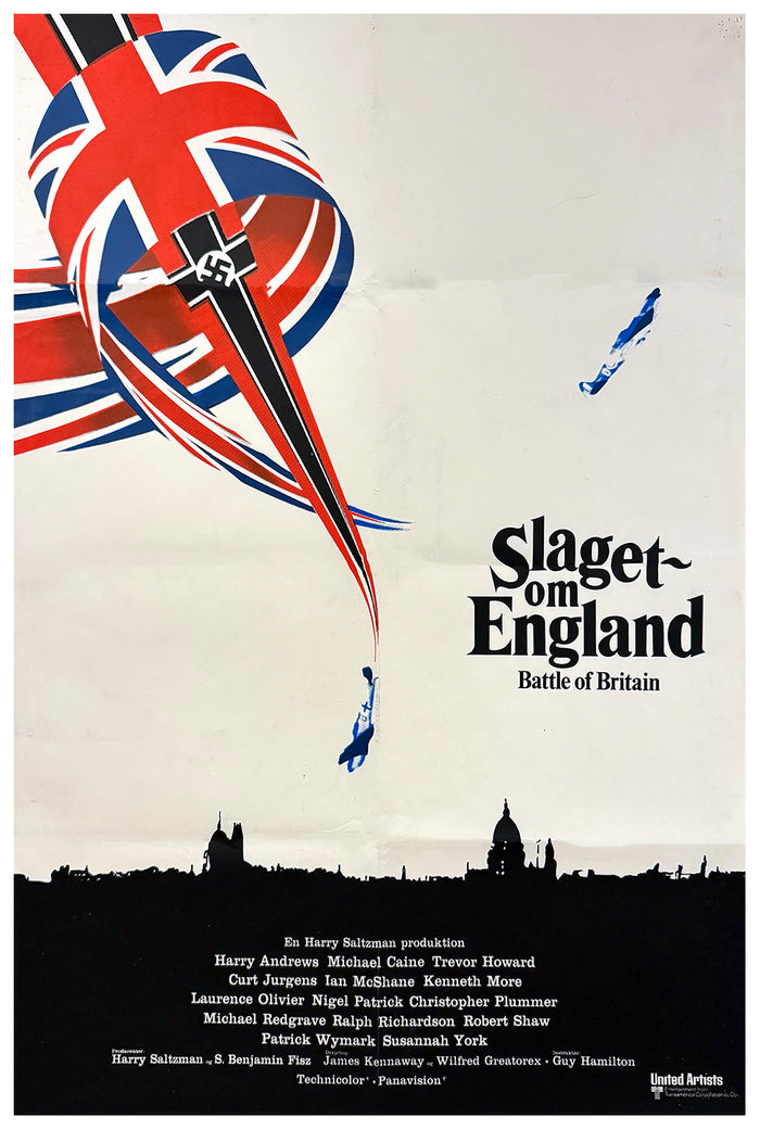 Battle of Britain 1969 - Laurence Olivier - Denmark - Classic Movie Poster