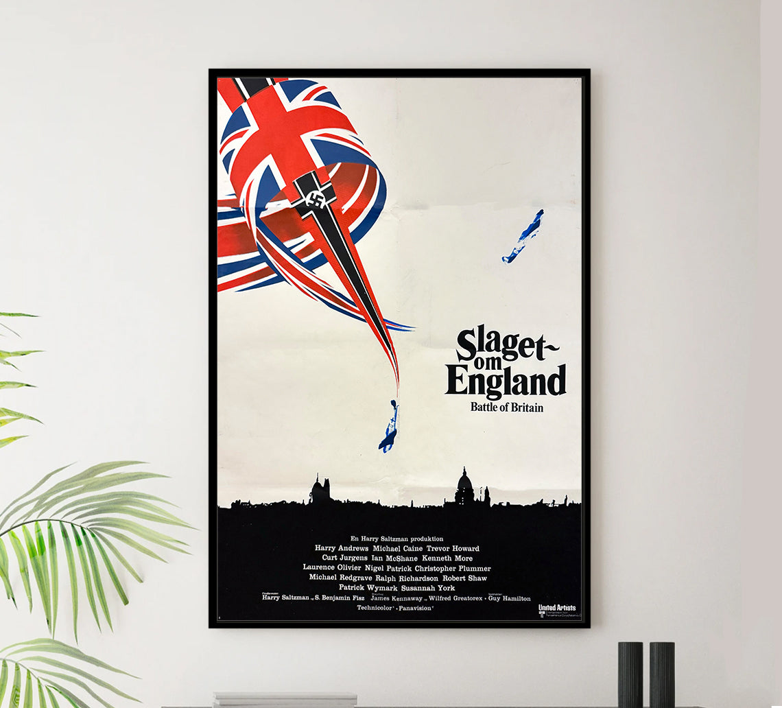 Battle of Britain 1969 - Laurence Olivier - Denmark - Classic Movie Poster