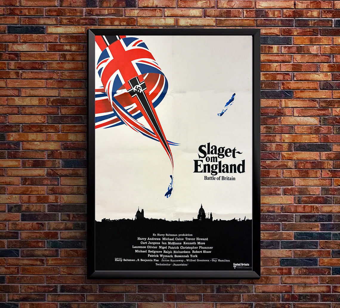 Battle of Britain 1969 - Laurence Olivier - Denmark - Classic Movie Poster