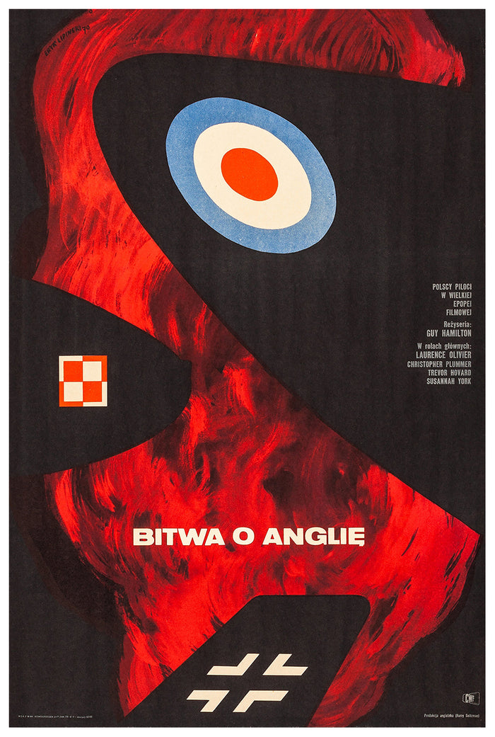 Battle of Britain 1969 - Laurence Olivier - Poland - Classic Movie Poster