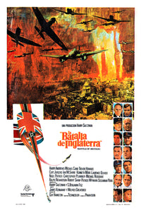 Battle of Britain 1969 - Laurence Olivier - Spain - Classic Movie Poster