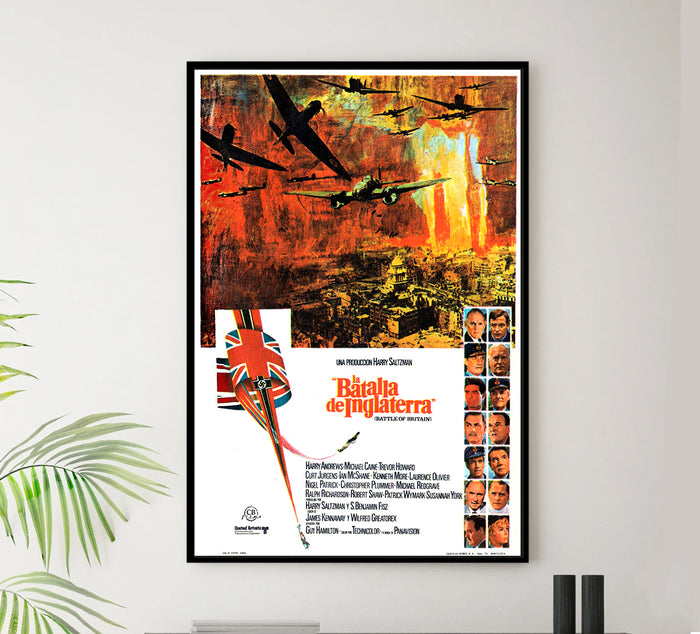 Battle of Britain 1969 - Laurence Olivier - Spain - Classic Movie Poster