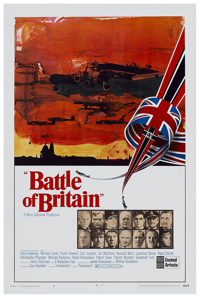 Battle of Britain 1969 - Laurence Olivier - US 2 - Classic Movie Poster