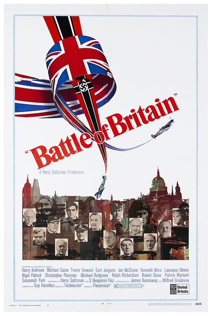 Battle of Britain 1969 - Laurence Olivier - US - Classic Movie Poster
