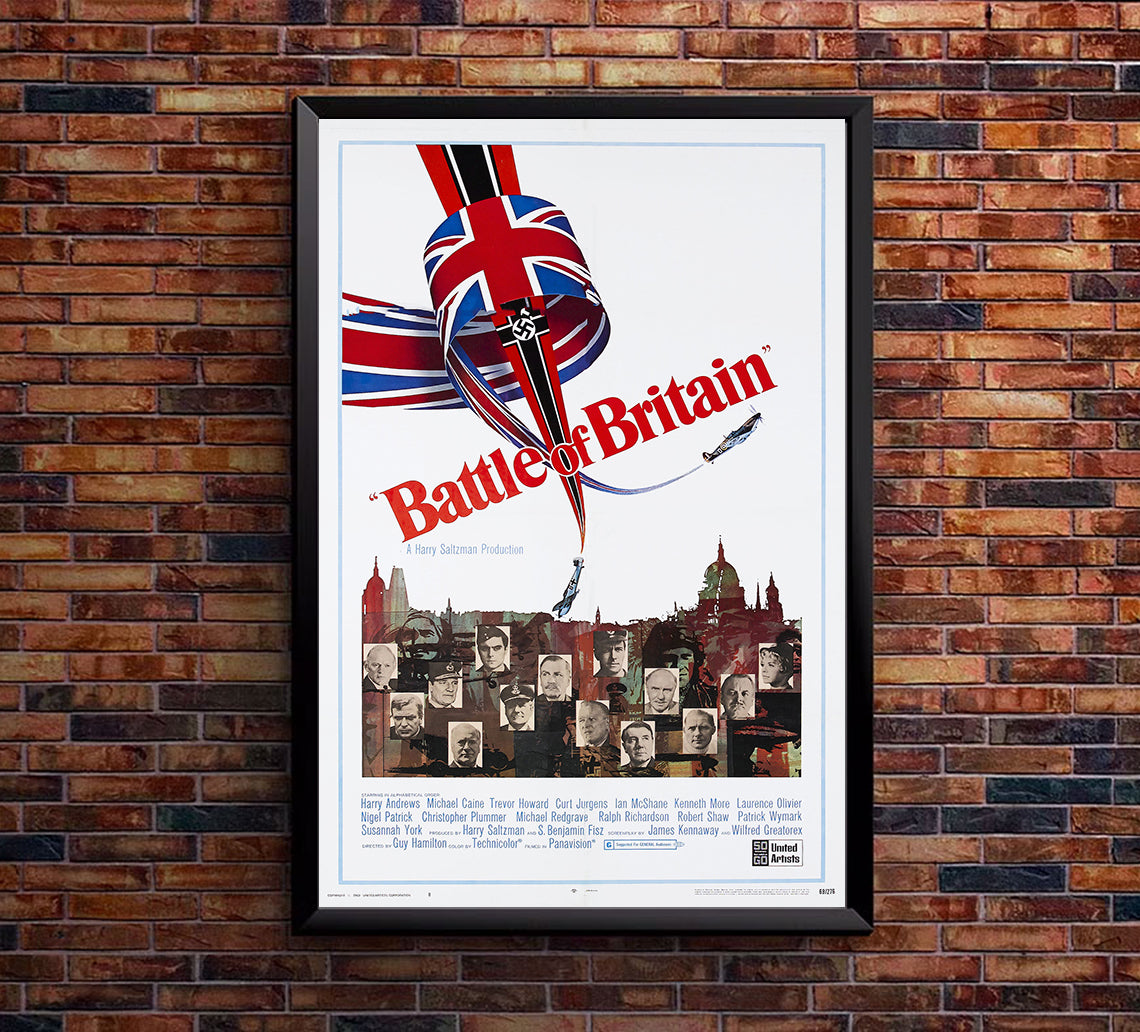 Battle of Britain 1969 - Laurence Olivier - US - Classic Movie Poster