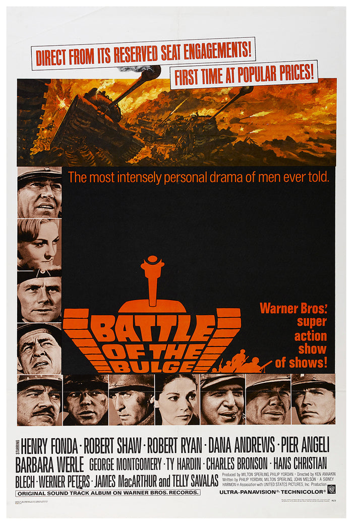 Battle of the Bulge 1965 - US - Classic Movie Poster