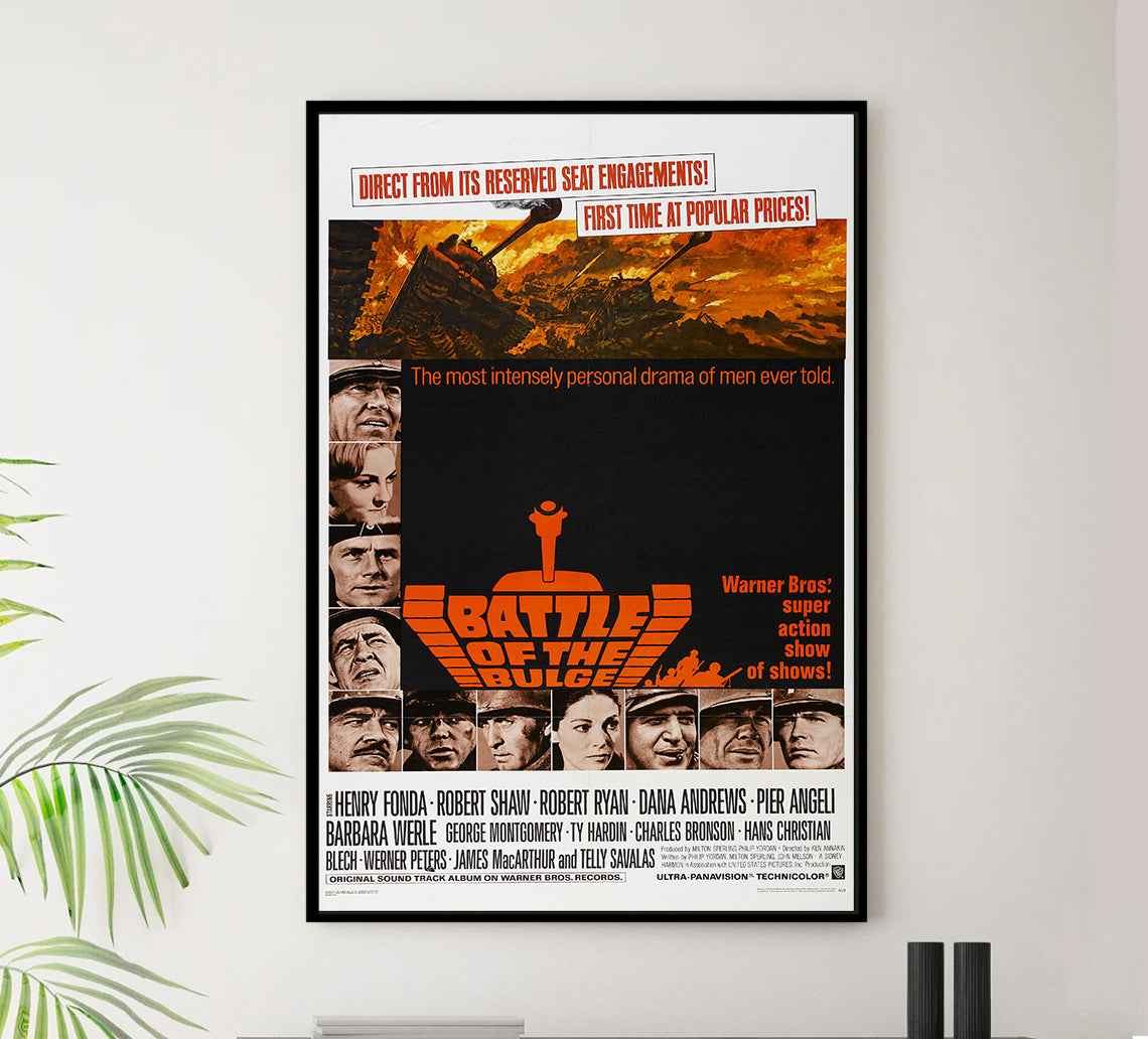Battle of the Bulge 1965 - Charles Bronson - US - Classic Movie Poster