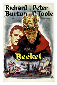 Becket 1964 - Richard Burton - France - Classic Movie Poster