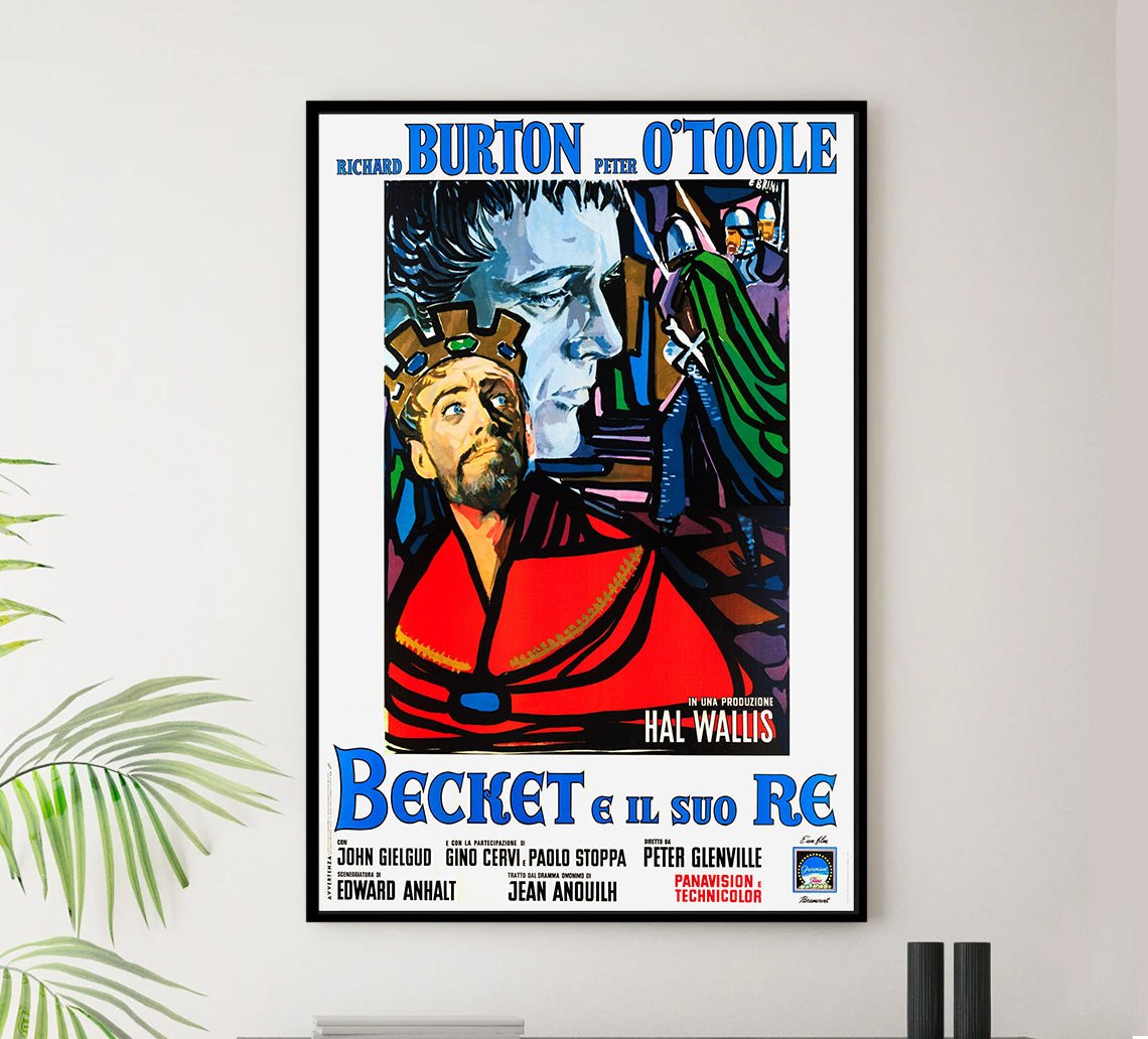 Becket 1964 - Richard Burton - Italy 2 - Classic Movie Poster