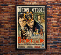 Becket 1964 - Richard Burton - Italy - Classic Movie Poster