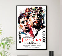 Becket 1964 - Richard Burton - Spain - Classic Movie Poster