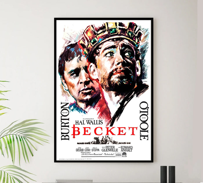 Becket 1964 - Richard Burton - Spain - Classic Movie Poster