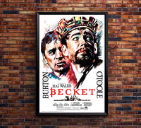 Becket 1964 - Richard Burton - Spain - Classic Movie Poster