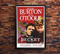 Becket 1964 - Richard Burton - US 2 - Classic Movie Poster