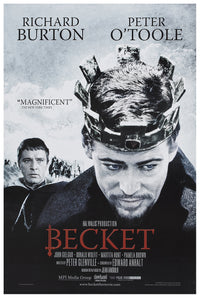 Becket 1964 - Richard Burton - US 3 - Classic Movie Poster