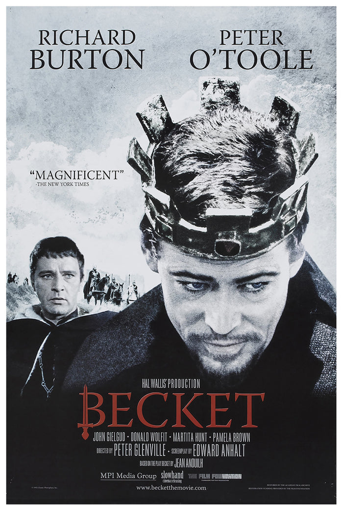 Becket 1964 - Richard Burton - US 3 - Classic Movie Poster