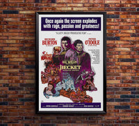 Becket 1964 - Richard Burton - US - Classic Movie Poster