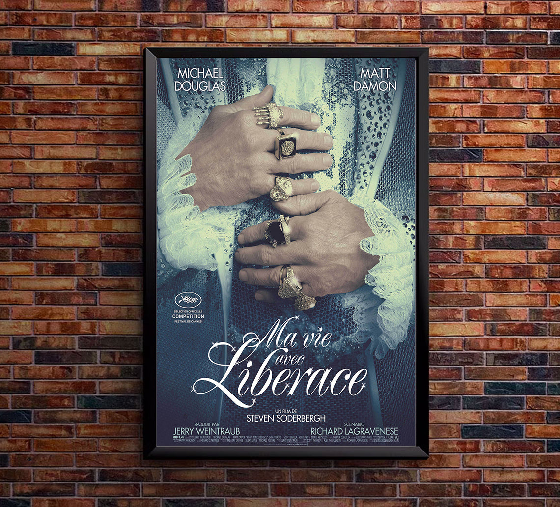 Behind the Candelabra 2013 - Michael Douglas - France 2 - Classic Movie Poster