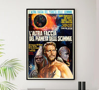 Beneath the Planet of the Apes 1970 - Italian - Charlton Heston - Vintage Classic Movie Poster