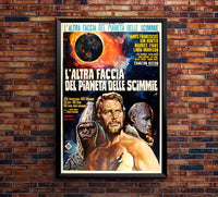 Beneath the Planet of the Apes 1970 - Italian - Charlton Heston - Vintage Classic Movie Poster