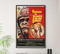 Beneath the Planet of the Apes 1970 - Spanish - Charlton Heston - Vintage Classic Movie Poster