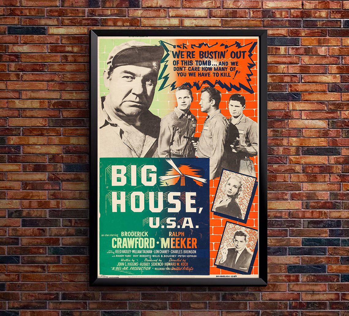 Big House, U.S.A. 1955 - Charles Bronson - US (2) - Classic Movie Poster