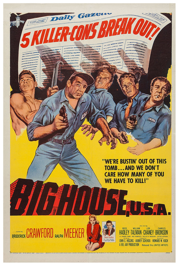 Big House, U.S.A. 1955 - US - Classic Movie Poster