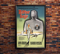 Bitter Victory 1957 - Richard Burton - Denmark - Classic Movie Poster
