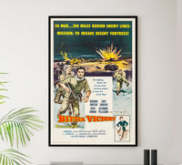 Bitter Victory 1957 - Richard Burton - US - Classic Movie Poster