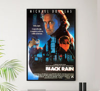 Black Rain 1989 - Michael Douglas - US 2 - Classic Movie Poster