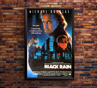 Black Rain 1989 - Michael Douglas - US 2 - Classic Movie Poster